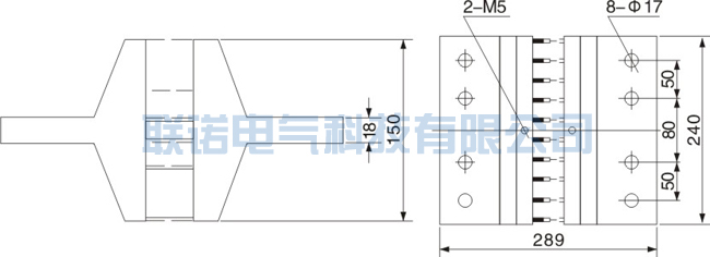 FL-2 6000A分流器示意图
