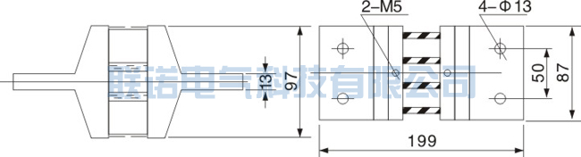 FL-2 1500A 2000A 2500A分流器示意图