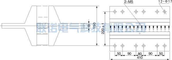 FL-2 10000A分流器示意图