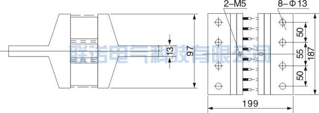 FL-2 4000A分流器示意图
