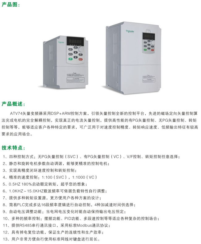 ATV74变频器概述